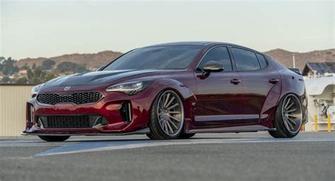 Yay Or Nay For This Custom Kia Stinger Gt Widebody Makeover Carscoops