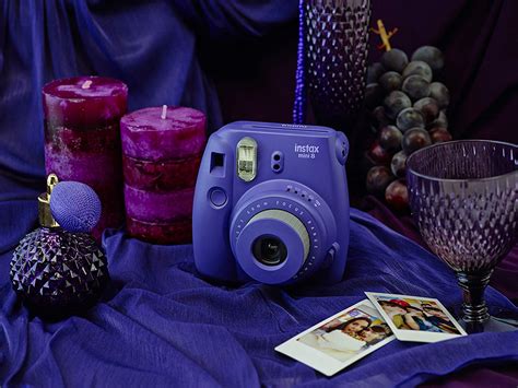 Fujifilm Instax Mini 8 Instant Film Camera Grape Aarav Mart