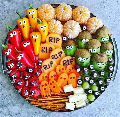 Brilliant Halloween Themed Snack Sharing Platter Party Food Tray