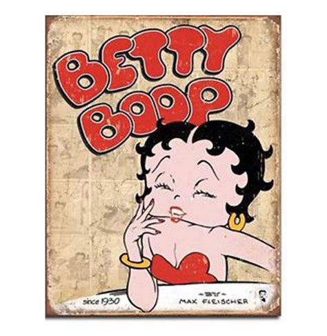 Metal Poster Betty Boop Since 1930 Fiftiesstorenl