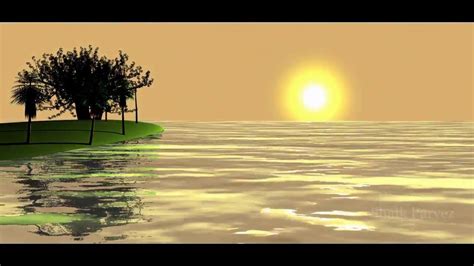 Sunset Time Lapse 3d Animation Clip Shaik Parvez Youtube