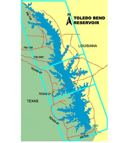 Toledo Bend Reservoir A Few Facts About The East Texas Dam Outdoors