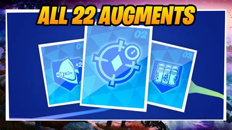 All 22 Augmentsperks Explained Fortnite Chapter 4 Youtube