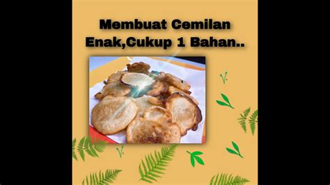 Saat memilih menggunakan kentang sebagai bahan utama membuat cemilan, tentu kamu wajib memilih kentang dengan kualitas yang baik. Membuat Cemilan Enak, Hanya Dengan 1 Bahan (Tepung Terigu ...