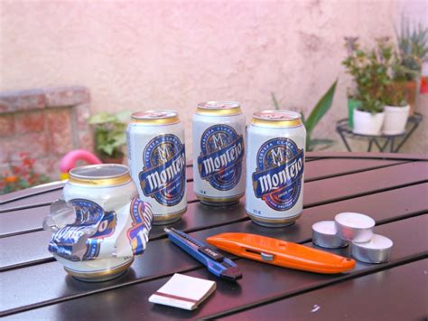 Easy Beer Can Lantern Tutorial