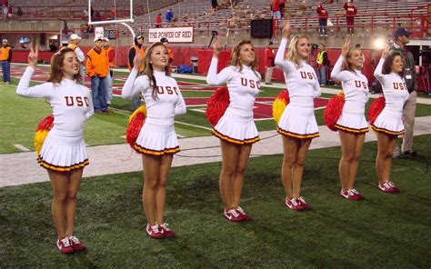 Cheerleaders Bending Over Asses Usc Telegraph