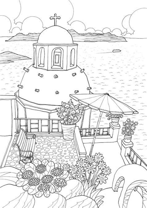 Magical Greece | Coloring book pages, Coloring books, Adult coloring pages