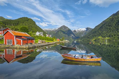 Fjordlandschaft Bei Balestrand Foto And Bild Europe Scandinavia