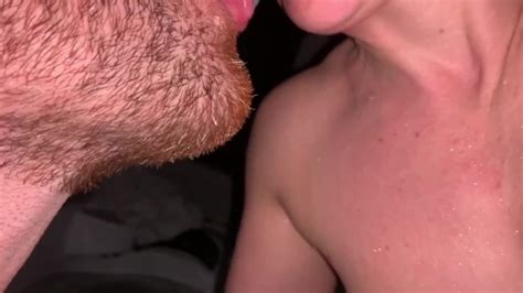 Cum Swapping Couple Swap Cum Into His Mouth While Kissing In The Hot Tub After Handjob Cum In
