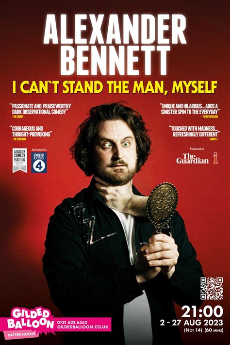 Edfringe Review Alexander Bennett I Cant Stand The Man Myself