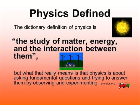 What Is Physics Physics Defined The Dictionary Definition Of Physics