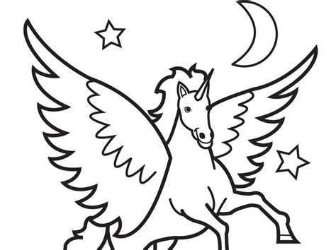 Unicorn Pegasus Coloring Pages AZ Coloring Pages