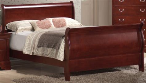 history  cherry wood sleigh beds  king bed king size