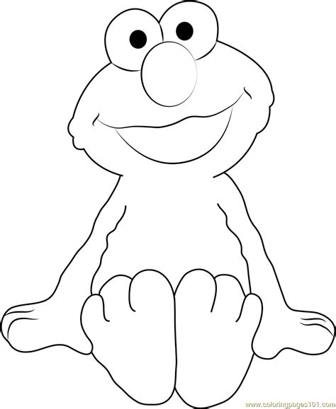 Gambar Free Printable Elmo Coloring Pages Kids Page F