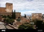 Torre del Homenaje the Tower of Homage part of the Alhambra complex ...