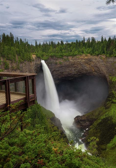 Helmcken Falls In Wells Gray Provincial Park In Canada Photograph By