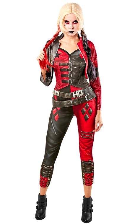 Harley Quinn Suicide Squad 2 Costume Red And Black