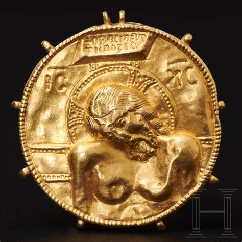 Sold Price A Striking Late Byzantine Gold Medallion 13th Century