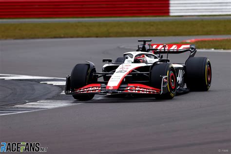 First Pictures New Haas Vf 23 Makes Its Debut On Track · Racefans