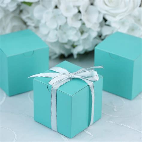 Pcs X Turquoise Party Favor Boxes In Wedding Gift