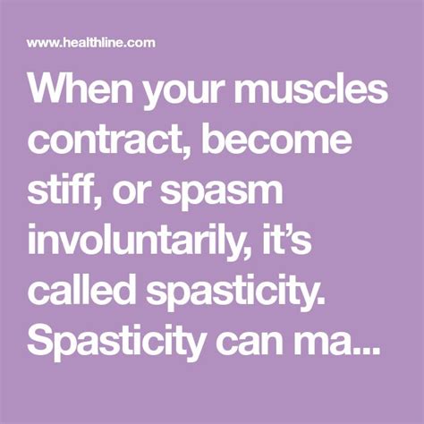 Muscle Spasticity Symptoms Causes And Treatments Muscle