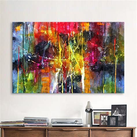 2020 Qkart Abstract Painting Colorful Canvas Wall Pictures For Living