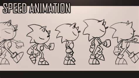 Speed Animation Sonic Walk Cycle Youtube