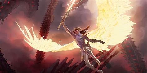 Mtg Archangel Elspeth Is Here To Ruin Phyrexias Day Bell Of Lost Souls
