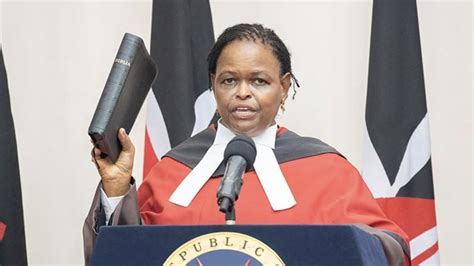 Chief Justice Hon Lady Justice Martha K Koome Presides Over Her Inaugural Supreme Court
