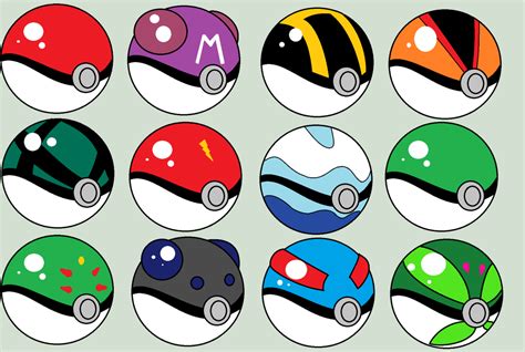 Pokeballs By Creepytecnoghost On Deviantart