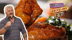 FRIED Spare Ribs and YAM-Fried Chicken | Diners, Drive-ins and Dives with Guy Fieri | Food Network