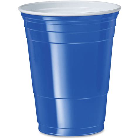 Solo Cup 16 Oz Plastic Cold Party Cups Blue 50 Pack Quantity