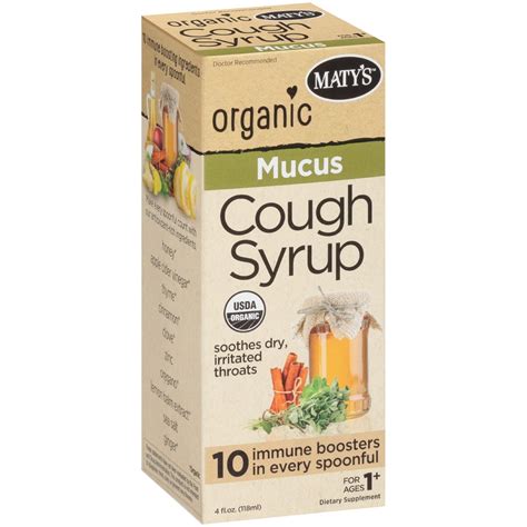 Matys Organic All Natural Cough Syrup With Mucus Relief