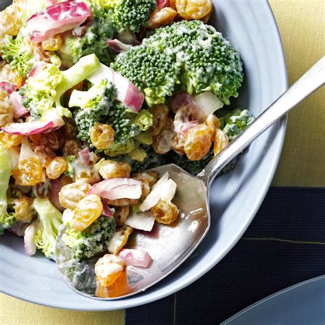 Broccoli Raisin Salad Recipe Taste Of Home