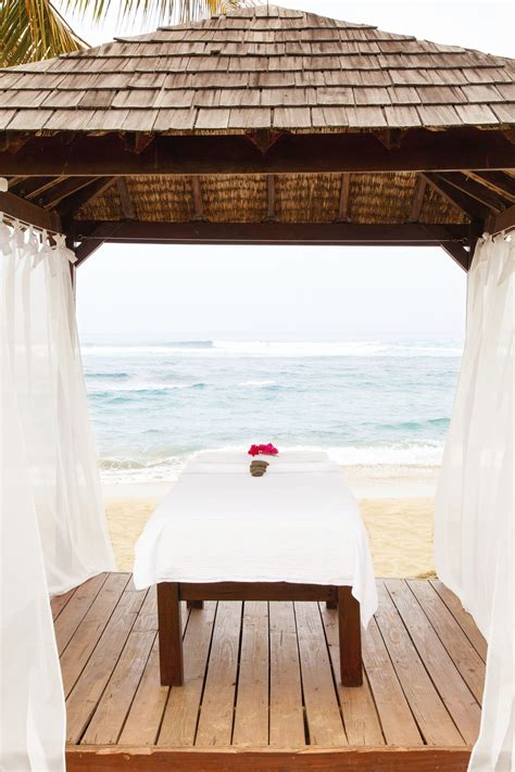 Book A Private Massage At Our Oceanfront Gazebo Villamontanabeachresort Outdoor Bed Relax Home