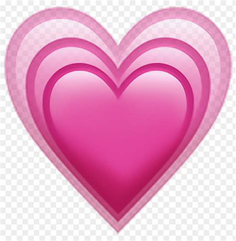 Free Download Hd Png Emotions Emotion Emoji Heart Whatsapp Pink Ios