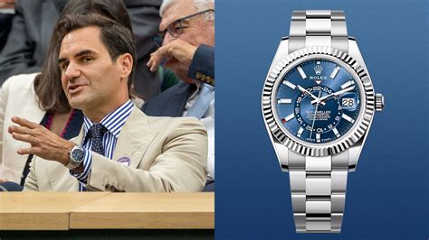 Roger Federer Showed Off Another Brand New Rolex At Wimbledon Gq