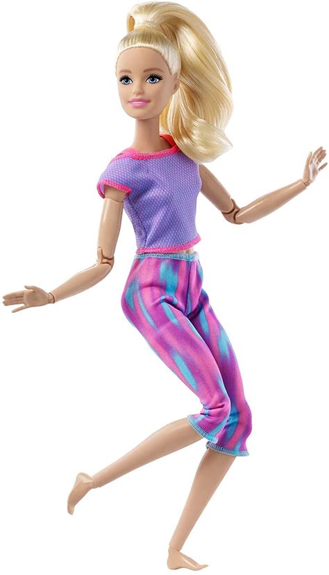 Barbie Made To Move Doll With 22 Flexible Joints And Long Blonde Ponytail