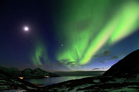 Aurora Borealis In Grotfjord Photograph By John Hemmingsen Fine Art America