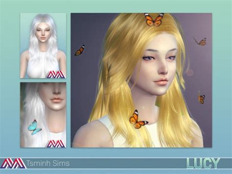 Sims 4 Hairs The Sims Resource Lucy Hair