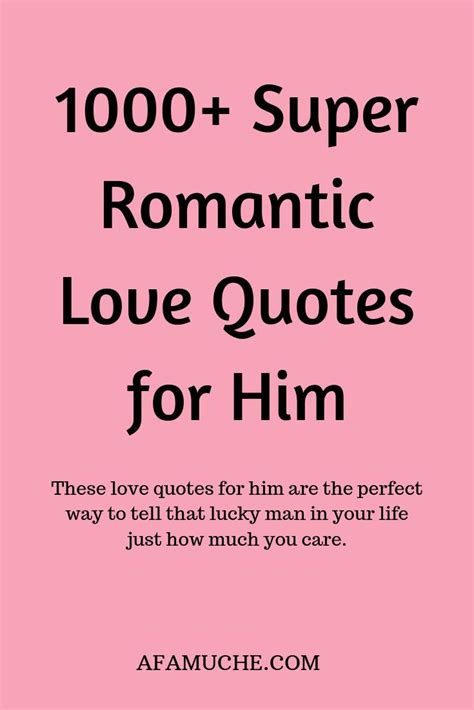 A Pink Background With The Words100 Super Romantic Love Quotes For