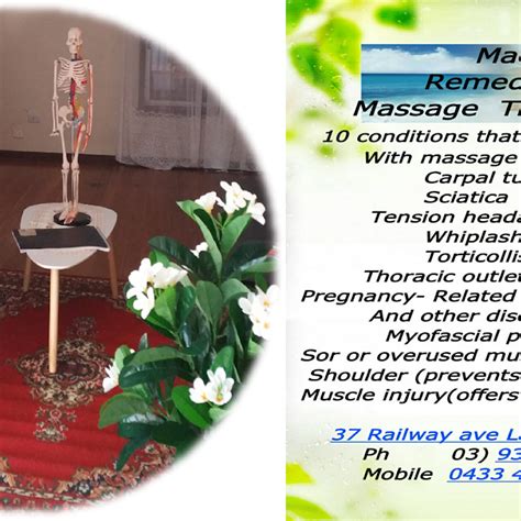 Mao Remedial Massage And Myotherapy Thai Massage Therapist In Laverton