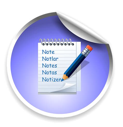 Notizen Symbol Hinweis Kostenloses Bild Auf Pixabay Pixabay