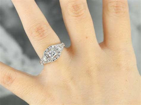 Neil Lane Princess Cut Diamond Engagement Ring