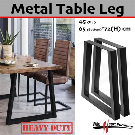 Metal table legs tube legs set of 4 raw steel bench legs free shipping sink legs counter legs frame support bed frame legs. 2x Steel Table Legs Coffee Dining Industrial Vintage Bench ...