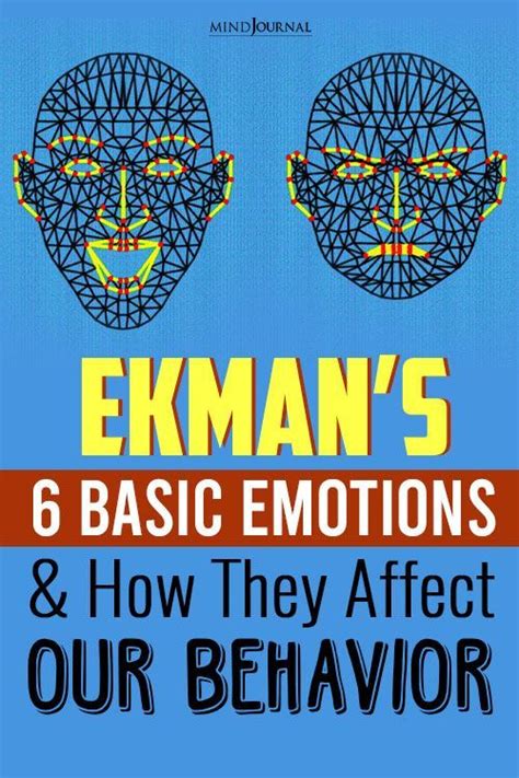 Ekmans 6 Basic Emotions And How They Affect Our Behavior