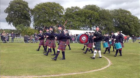 Bucksburn And District N J Pipe Band Afternoon Display During The 2022