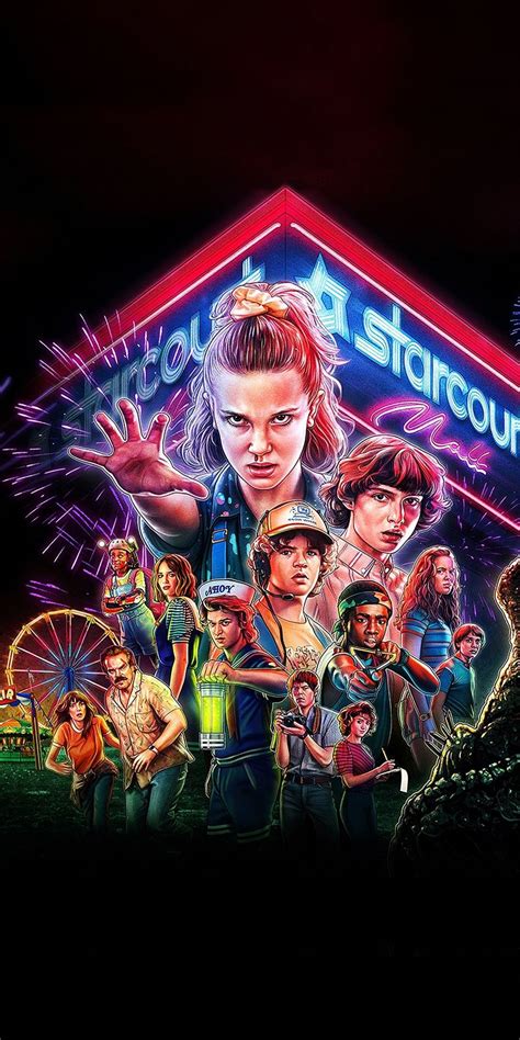 1080x2160 stranger things season 3 tv series 2019 wallpaper stranger things art stranger