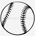 Softball Drawing At Getdrawings - Softball Drawing Transparent PNG ...