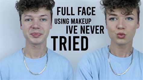 Full Face Using Makeup Ive Never Tried Youtube